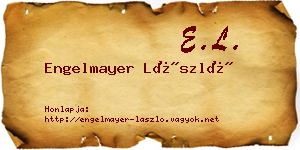 Engelmayer László névjegykártya
